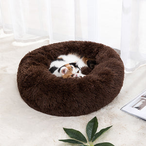 Self-Warming Cat Bed - Ultra-Soft Winter Pet Nest with Waterproof Bottom | Cozy for Cats & Small Dogs