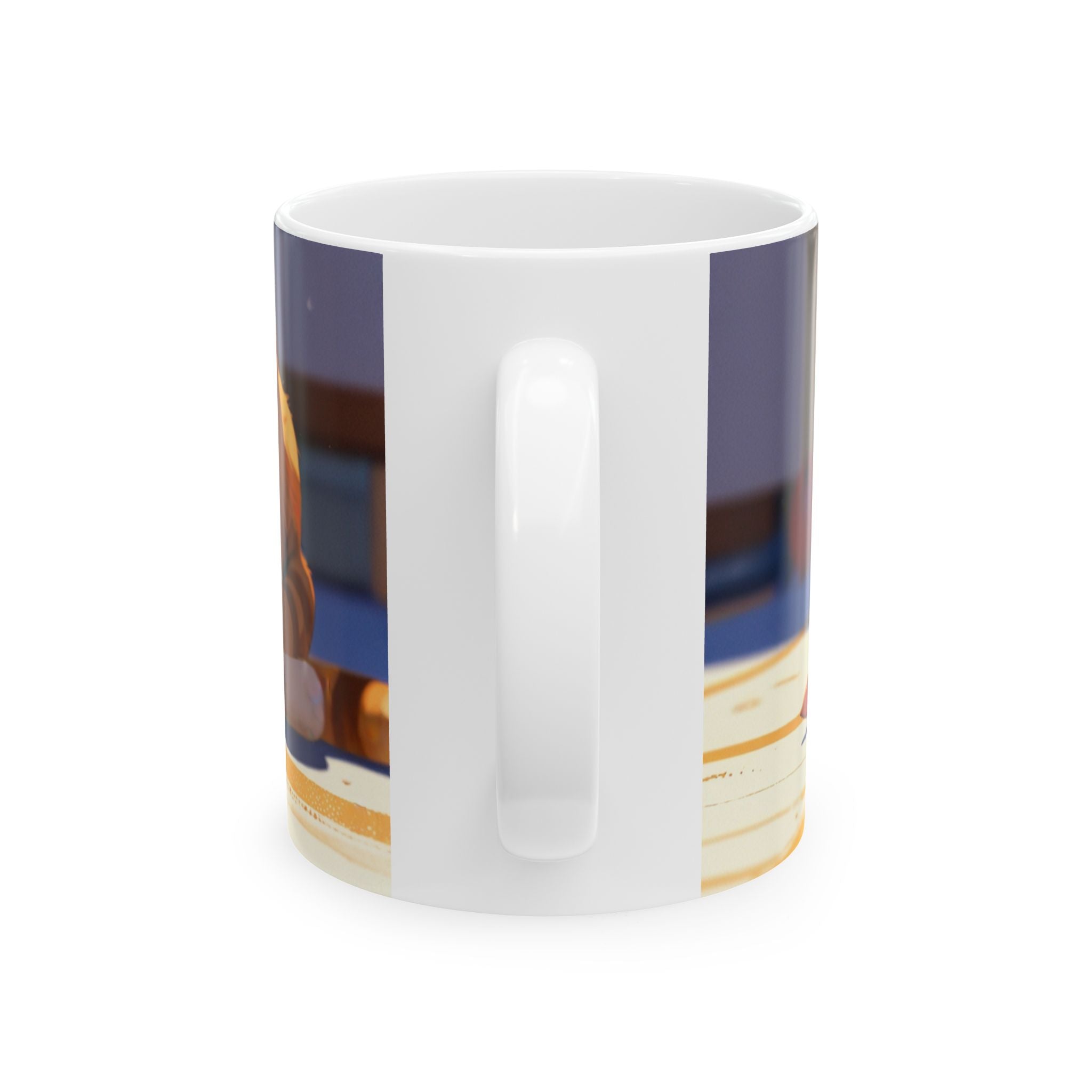 Relaxing Cat Ceramic Mug - Cozy Cat Lover Gift (11oz, 15oz)
