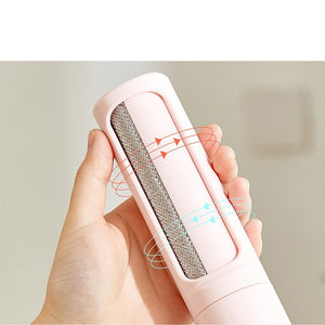 2-in-1 Self-Cleaning Pet Hair Remover Brush – Reusable Lint Roller for Dog & Cat Hair on Furniture, Clothes & Car Seats (Save $100+ vs. Disposable Rollers!)