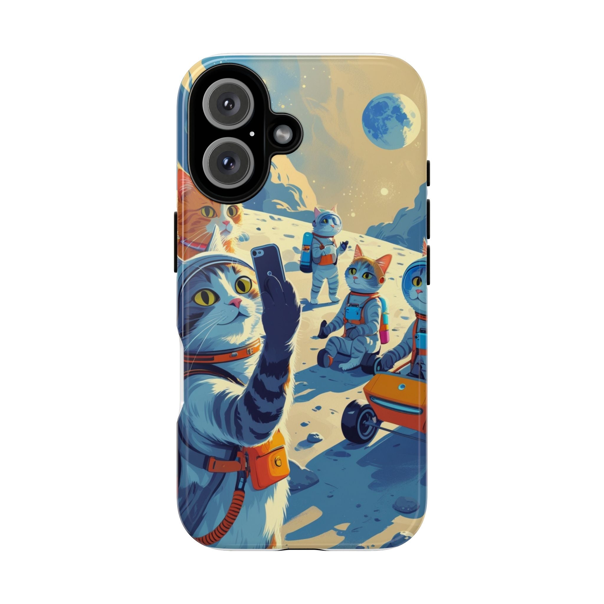 Astronaut Cat Phone Case - Galaxy Adventure Design