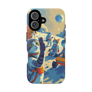 Astronaut Cat Phone Case - Galaxy Adventure Design